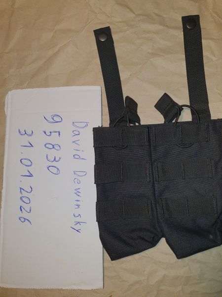 Doppel- Single AK MagPouch Schwarz