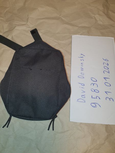 Einfache Mehrzweck Pouch Schwarz