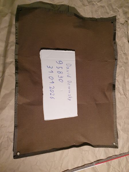 Patchwand Olive/ Schwarz