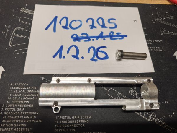 Retro Arms V2 CNC upper Split GB mit Springguide