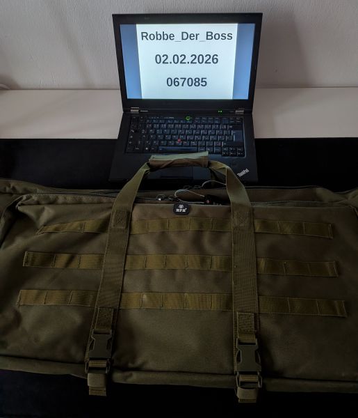 MFH Oliv Waffenfutteral für 2 Langwaffen 