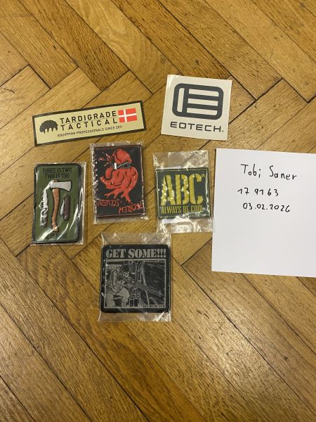 Patch und Sticker Set