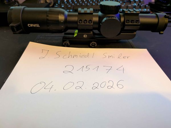 Begadi CRYSTAL Premium LPVO / Zielfernrohr 1-8 x 24 SFR