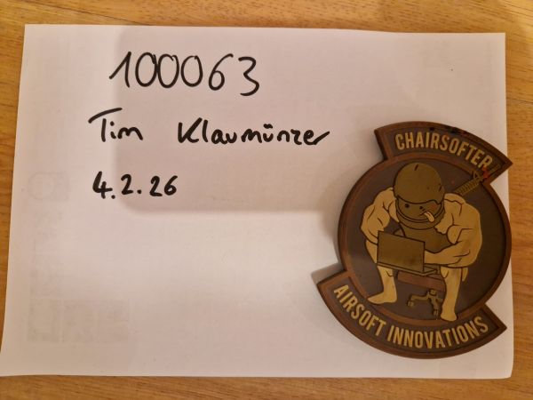 Chairsofters Airsoft Inovations Patch