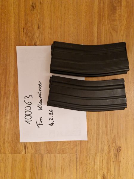 Begadi M4 Stahlblech Magazin (2 Stück) 140 Schuss kaum genutzt