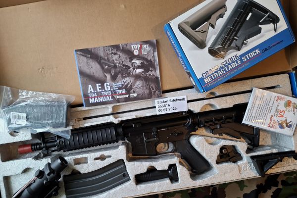 G&G Top Tech TR4 CQB-R - mit Zubehör