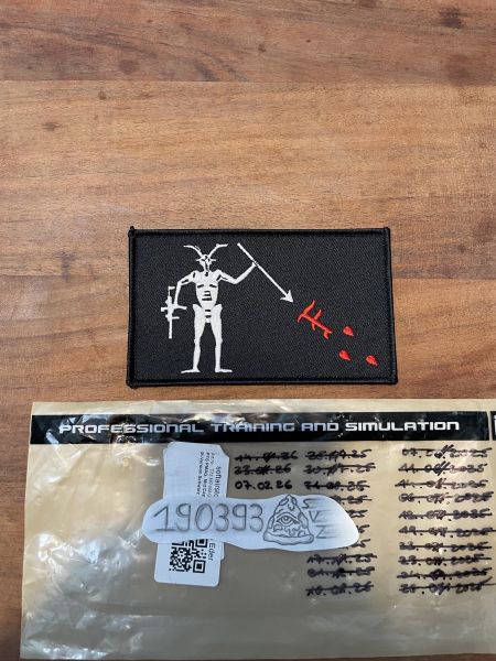 Forward Observations Group „Blackbeard“ Red 3x5 Patch Neu FOG