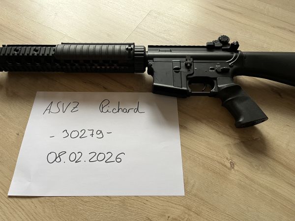 AR15 / M4 SPR - Vollmetall DMR Basis mit neuer Begadi Gearbox, Mosfet, 600mm Innenlauf