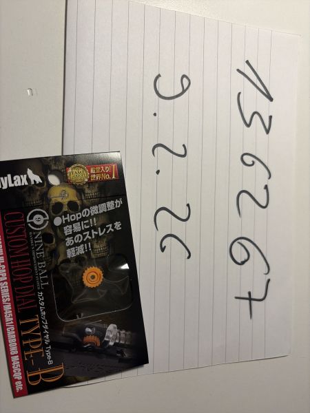 laylax nine ball custom hop dail type b