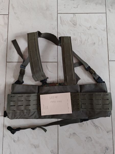 SCOUT Chest Rig 500D Laser-Cut MOLLE Ranger green 