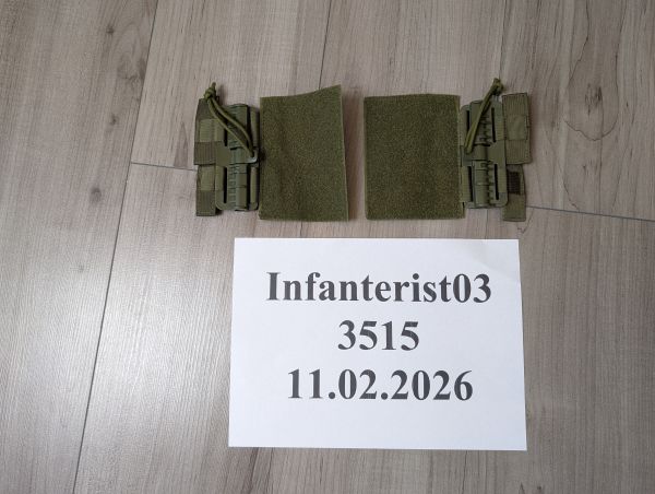 2 Stück Schnellverschluss Weste, Plattenträger