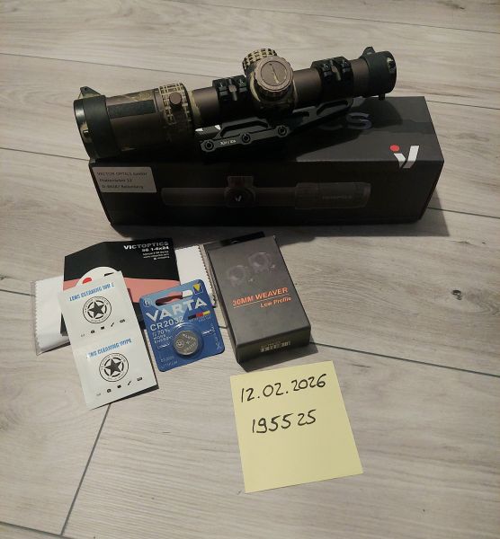 Victoptics komplettpaket... LPVO/Short-dot OPSL23 S6 1-6x24 Coyote FDE mit mount... 