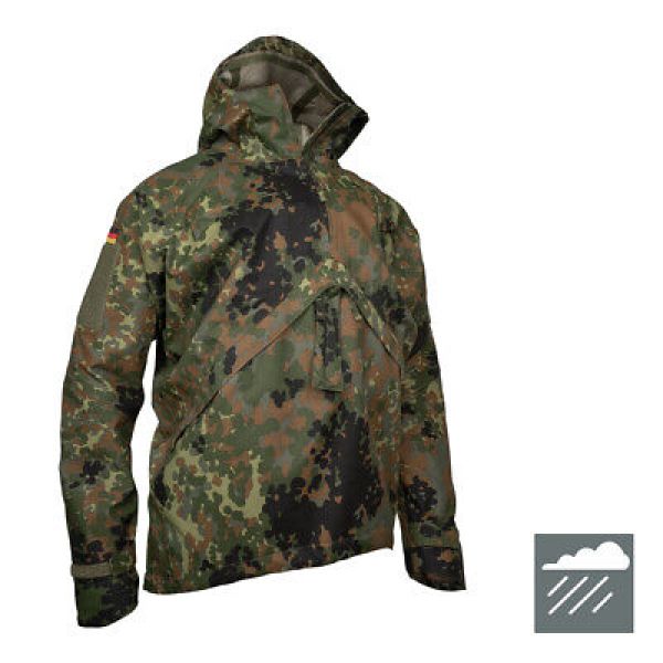 Recon Nässeschutz Regenjacke Spezialkräfte Flecktarn