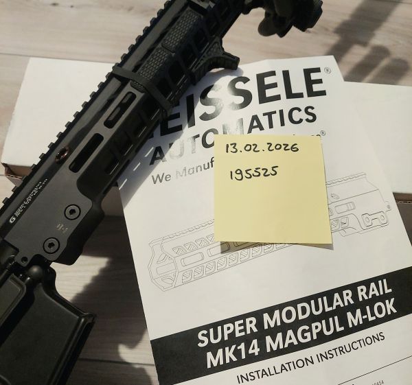 RS AR-15 GEISSELE AUTOMATICS LLC MK14 Super Modular Rail Handguard 13,5 M-LOK Black