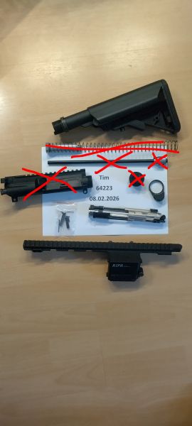 VFC KAC SR16E3 CQB MOD2 GBB Original-Teile, Maple Leaf Hummingbird und MadBull RIPR