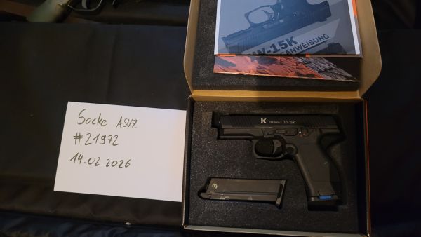 Kizuna PL15k schwarz +1 Ersatzmag in OVP