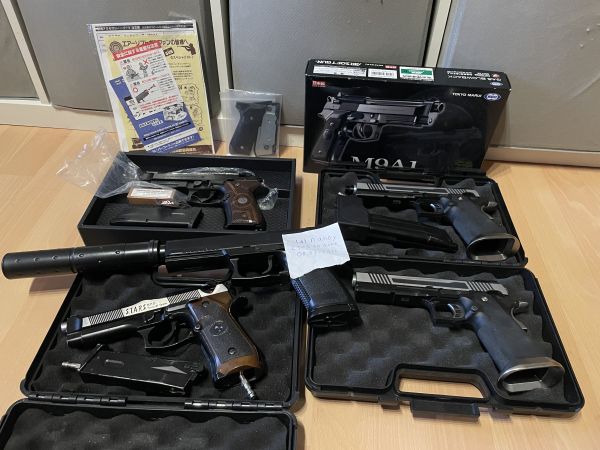 Pistolen Konvolutverkauf - Tokyo Marui, WE Socom Gear , Aw Custom Hicapa…