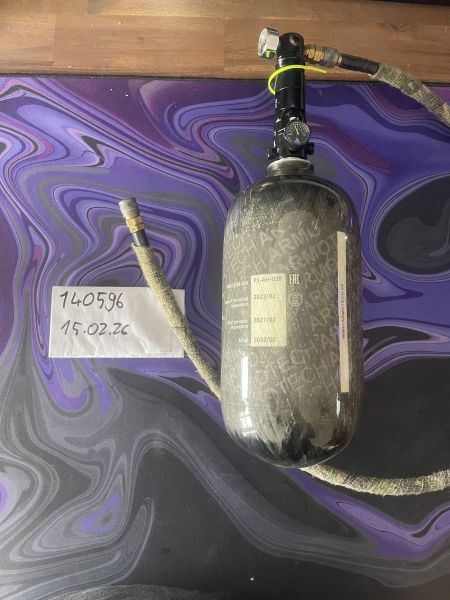 Armotech 1,5L HPA tank mit Regulator und Schlauch