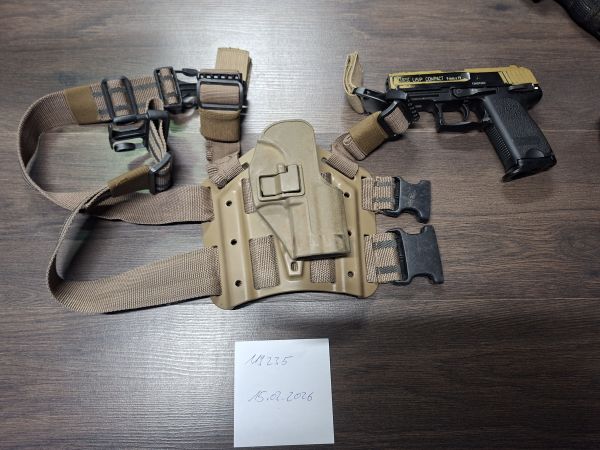 Blackhawk dropleg Bein Holster Coyote für HK USP P8 Pistolen