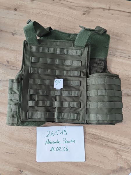 OW1 Plattenträger Weste olive Molle 