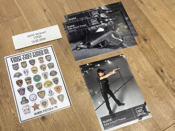 Glock Safe Action Pistols Poster Merchandise