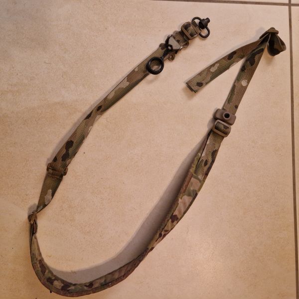 Ferro concepts Slingster gen.1 Multicam + Blue Force Gear 2to1 point adapter FDE