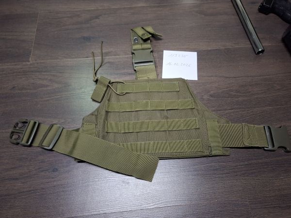 2 Oberschenkel Molle Plattformsysteme oliv und coyote