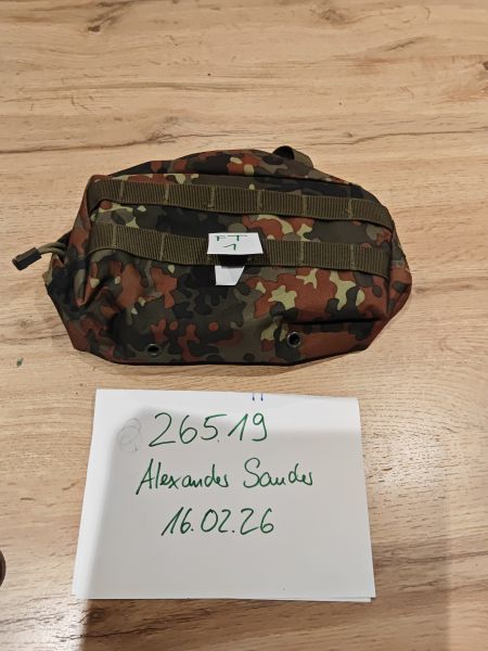FT1 horizontal Flecktarn Molle Tasche