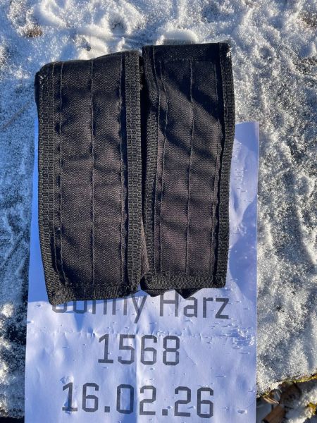 Mil-Tec AK Double Mag Pouch – MOLLE (Schwarz) | gebraucht