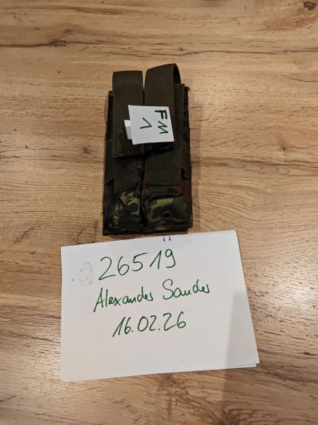 FM1 Magazintasche MP Pistole Molle Flecktarn 