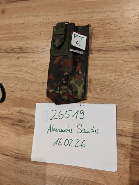 FT6 Funkgerätetasche Flecktarn Molle 
