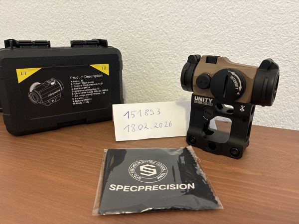 Aimpoint T-2(FDE) + Unity Riser Set (repros) Gratis Versand!