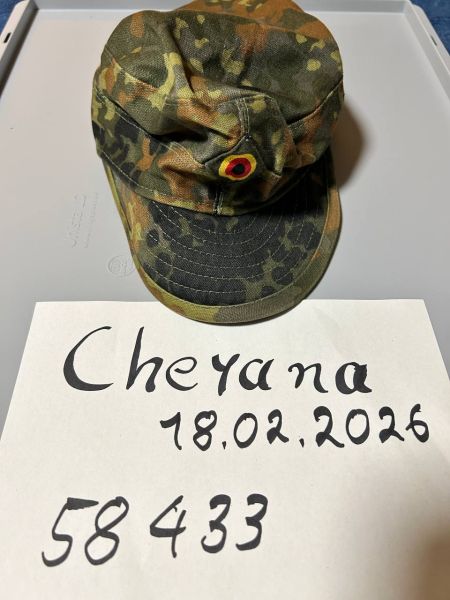 Bw Flecktarn Feldmütze