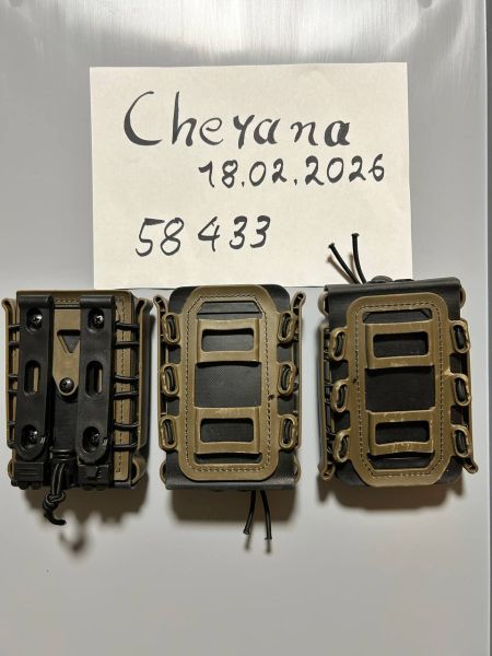 M4 Speed Mag pouches in blk/tan