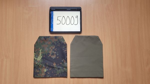 Platten Überzüge Ultraleicht Flecktarn IR sicher
