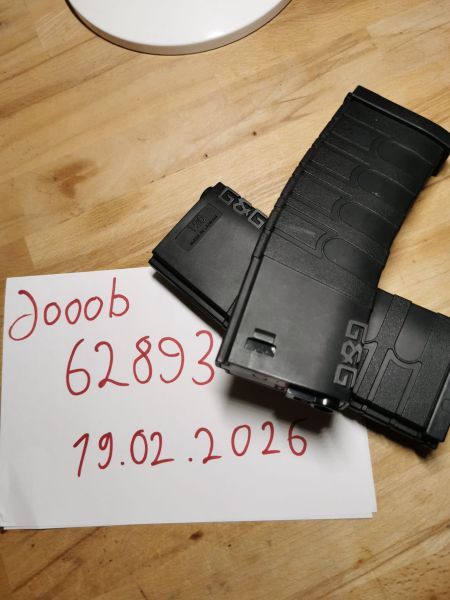 2x G&G M4 Polymer Magazin 120 Schuss Schwarz