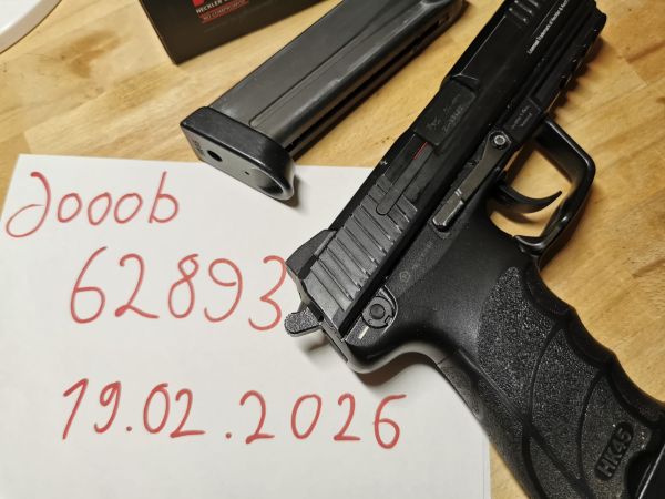 HK45 GBB incl. 2 Magazine Umarex Metallschlitten 6mm BB schwarz