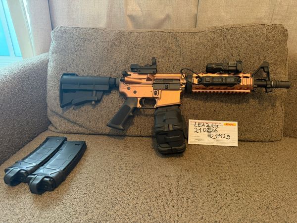 WE Tech m4a1 komplett custom mit drum und internes tuning + 2 pmags 