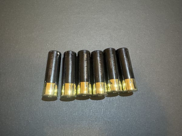 6x Shotgun Shells schwarz
