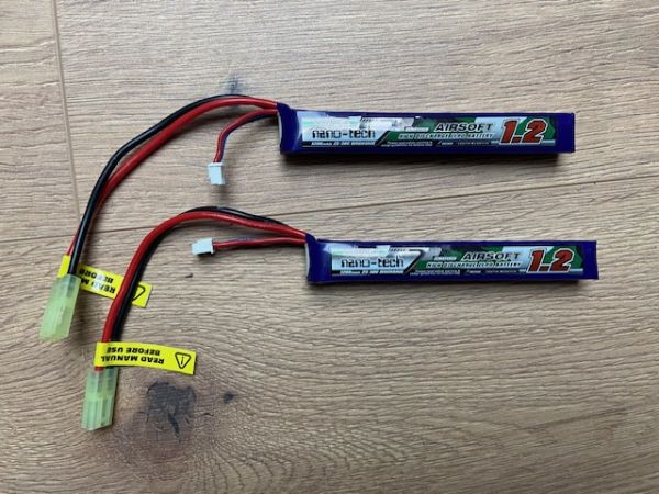 2x NanoTech LiPo Akku 1200mAH 25-50C