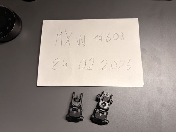 CYMA Enhanced Polymer KRISS Vector Style Flip Up Rear Sight 