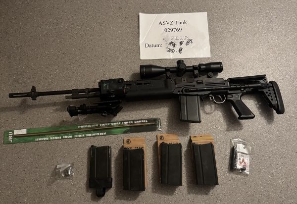 WE M14 EBR GBB mit Zubehör 