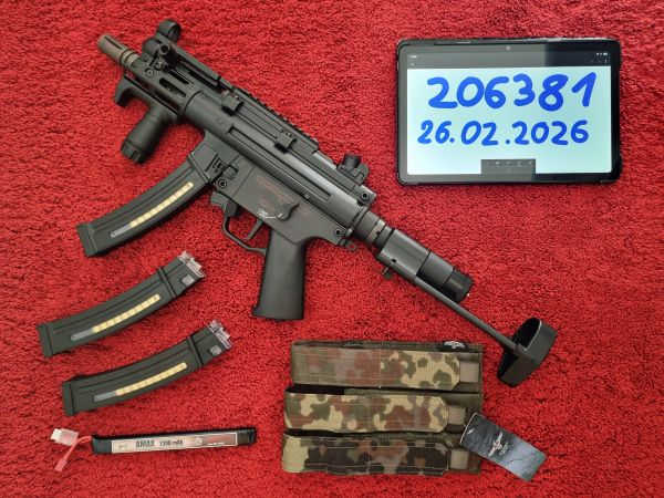 Cyma CM041L PDW Platinum Mosfet Upgraded Edition Black 0,5 Joule AEG (ähnlich MP5k)