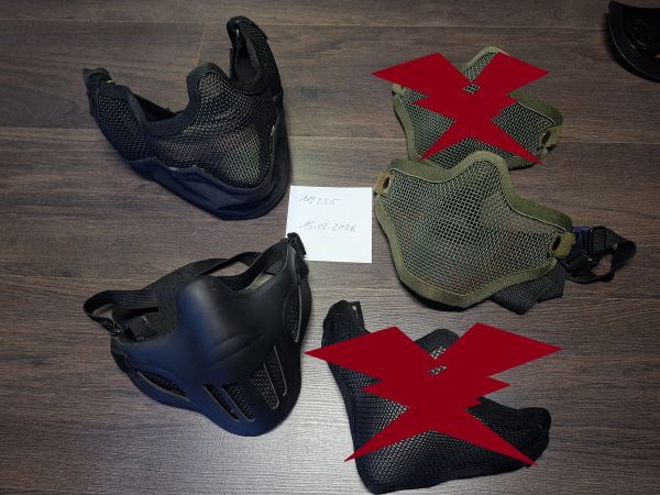 Konvolut Gittermasken, Beschreibung beachten!