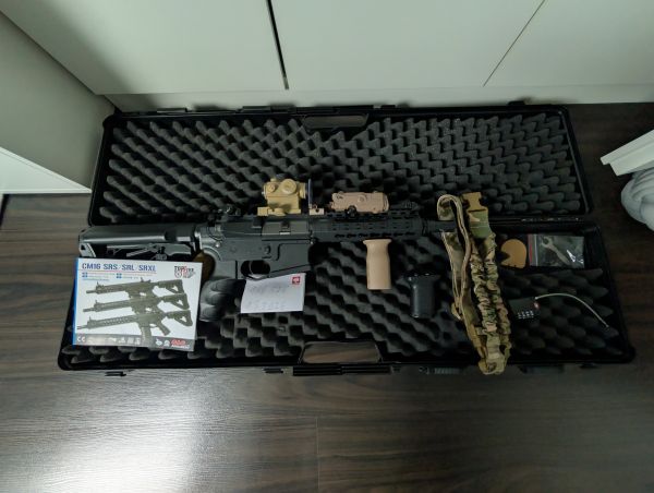 CM 16 SRS im koffer mit Anbauteilen 