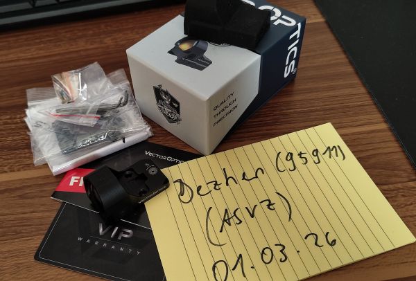 (Real Steel) Vector Optics SCRD-M36 Frenzy-X FLEX 1x22x26 MOS Multi Reticle - RMR Footprint