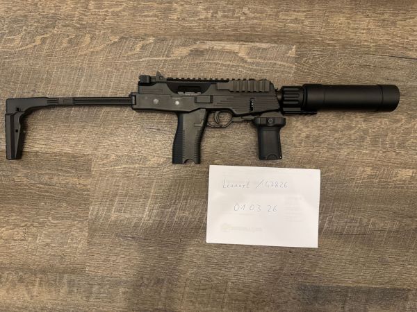 KWA MP9 mit Tuningteilen und viel Zubehör