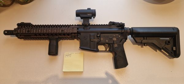 VFC MK18 Mod1 V3 GBBR Colt Markings!/ KAC Stahlbolt / NPAS / TNT HU Kammer / Maple Leaf 6.03 Lauf / PTS EPM Griff+Stock/ Die Free Co. / B5 Stock /4 Magazine 