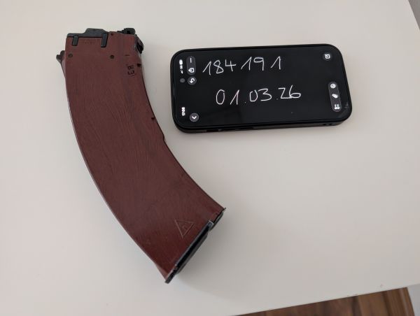 TM AKX/AKM GBB Magazin Realskin braun