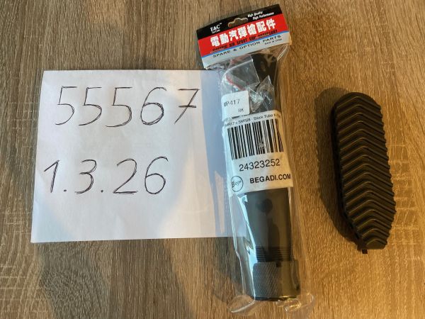 HK417/SMR28 Stocktube und Schaftkappe